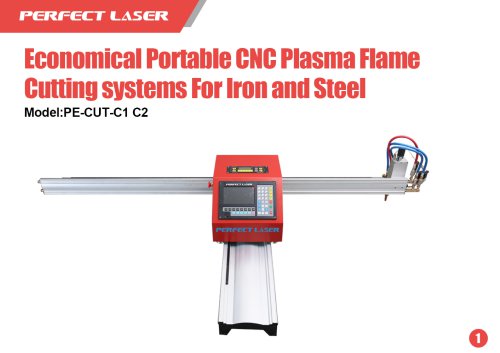 Perfect Laser Economical Portable CNC Plasma Flame Cutting systems For Iron and Steel PE-CUT-C1 C2