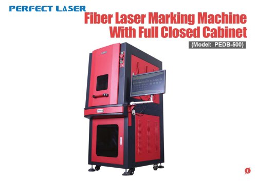 Perfect Laser-Fiber Laser Marking Machine with Full Enclosed Cabinet PEDB-500