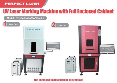 Perfect Laser UV laser marking machine PE-UV-3w 5w 7w 10w