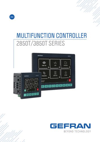 MULTIFUNCTION CONTROLLER 2850T/3850T SERIES