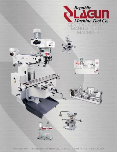 GENERAL CATALOG  MANUAL & CNC MACHINES