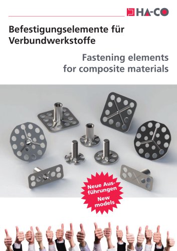 Fastening elements for composite materials