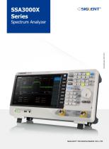 SSA3000X Series Datasheet+Siglent+Spectrum Analyzer