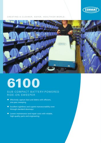 6100 Sub-Compact Rider Sweeper
