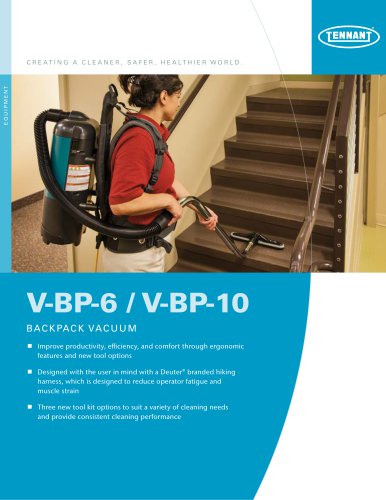 V-BP-6 / V-BP-10 Brochure
