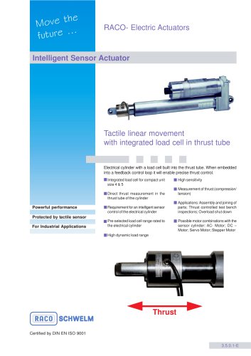 COMPACT Sensor Actuator with load cell