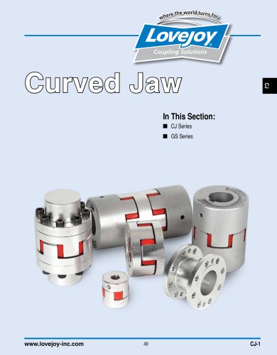 Curved Jaw Couplings Catalog