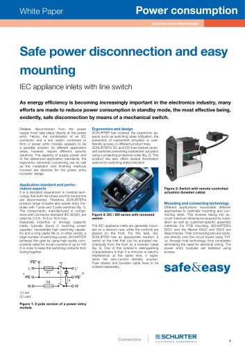 SCHURTER White Paper: Power consumption