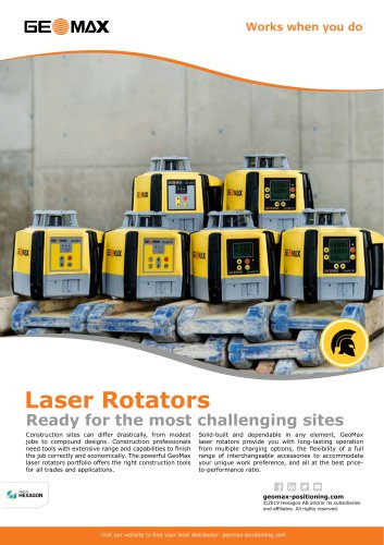 Laser Rotators Brochure