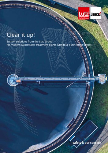 System solutions from the Lutz Group for modern sewage treatment works with four treatment stages