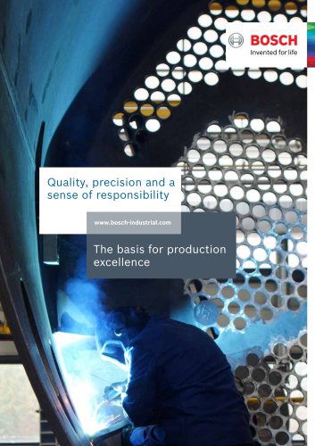 Bosch Industrial for production excellence