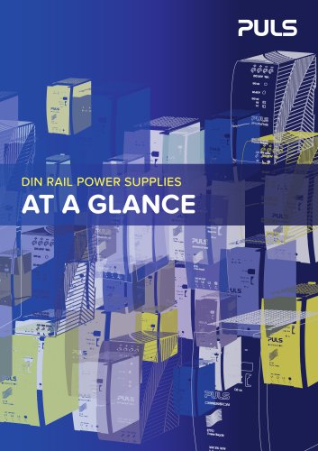 DIN RAIL POWER SUPPLIES AT A GLANCE