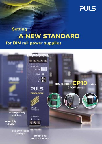 Setting a New Standard for DIN-Rail Power Supplies