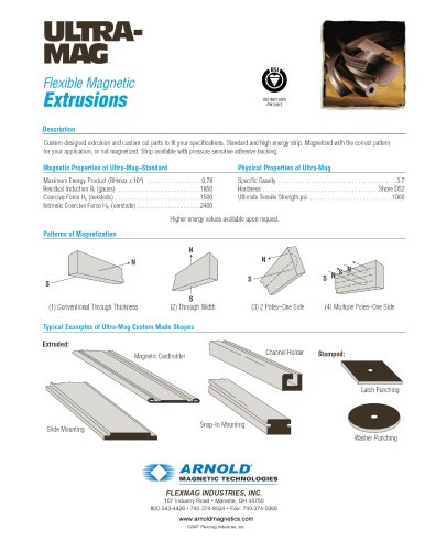 ULTRAMAG Profile Extrusions Catalog