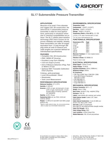 SL 17 Submersible