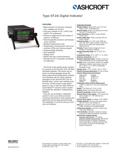 Type ST-2A Digital Indicator