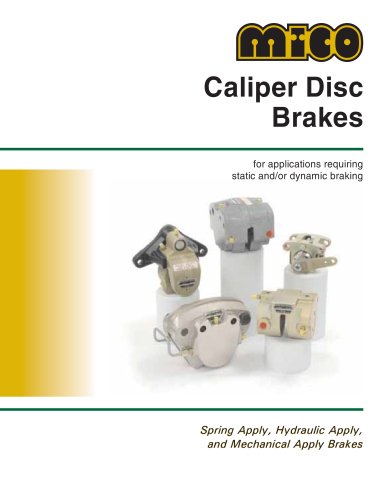 Caliper Disc Brakes Catalog 