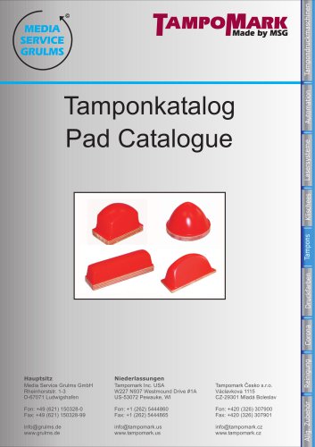 Pad catalog