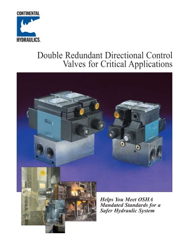 Double Redundant Directional Control Valves for Critical Applications