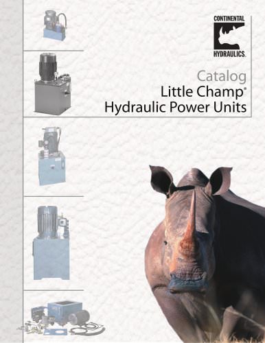 Little Champ® Hydraulic Power Units Catalog