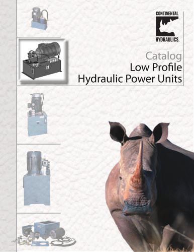 Low Profile Hydraulic Power Units