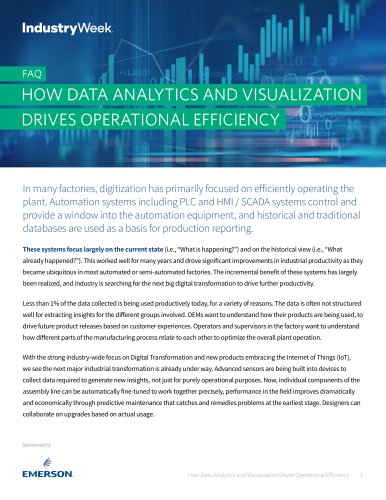 HOW DATA ANALYTICS AND VISUALIZATION DRIVES OPERATIONAL EFFICIENCY