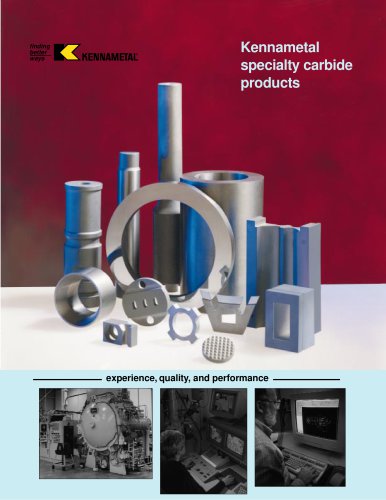 Specialty Carbide Catalog