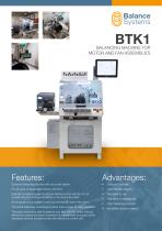BTK1 - Balancing machine for motor and fan assemblies