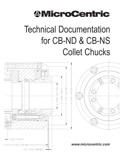 CB-ND & CB-NS Collet Chuck Manual