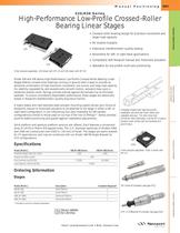 426/436 Series High-Performance Low-Profile Crossed-Roller Bearing Linear Stages