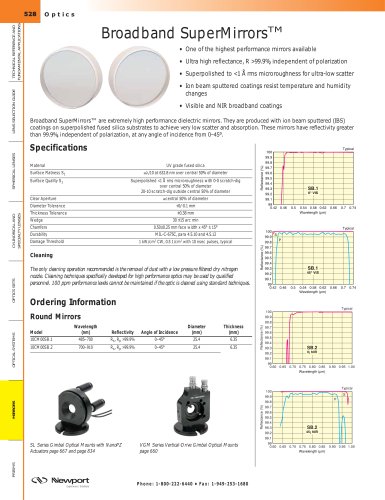 Broadband SuperMirrors™  