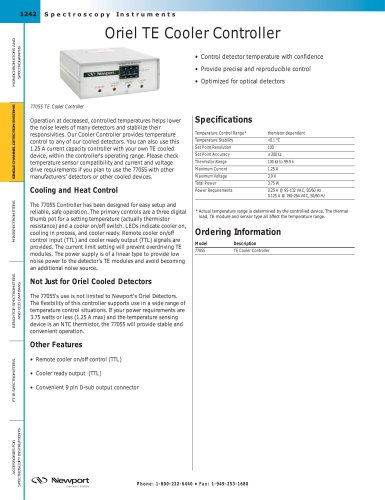 Oriel TE Cooler Controller  