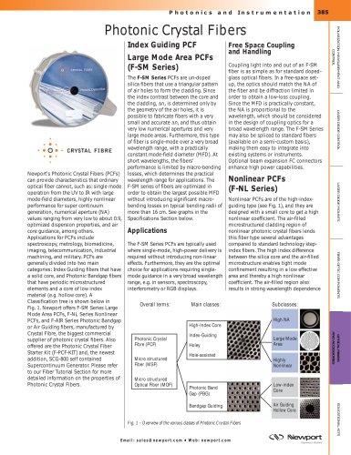 Photonic Crystal Fibers