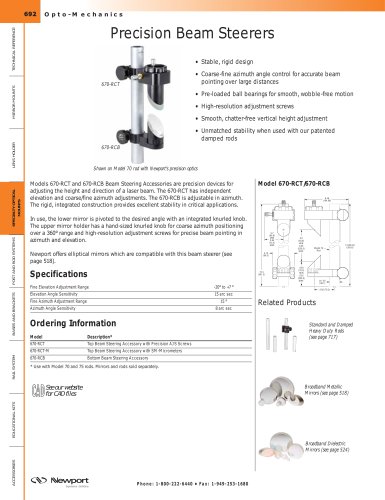 Precision Beam Steerers  