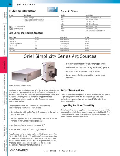 Simplicity Series Arc Sources  