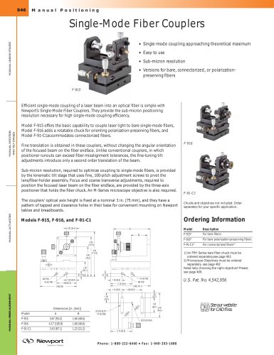 Single-Mode Fiber Couplers  