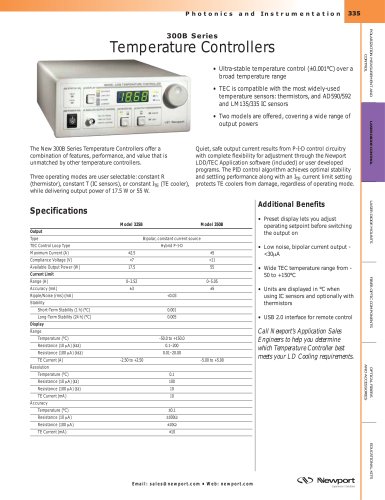 TEC Controller, 300B Series  