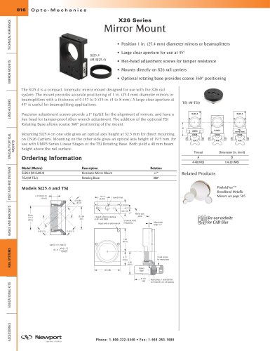 X26 Series Mirror Mount  