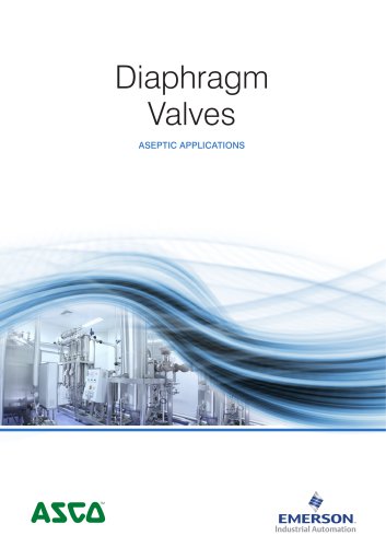 Product Brochure, Aspetic Applications, Diaphragm valves