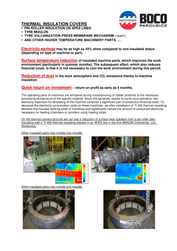 PHOTOGALLERY - INSULATION OF MACHINES FOR RUBBER