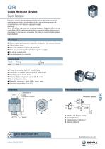 QUICK RELEASE DEVICE, QR serie