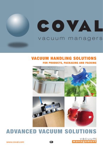 VACUUM HANDLING SOLUTIONS FOR PRODUCTS, PACKAGING AND PACKING