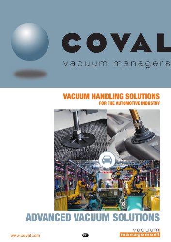 VACUUM HANDLING SOLUTIONS FOR THE AUTOMOTIVE INDUSTRY