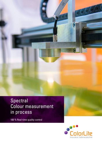 Spectral Colour measurement in process