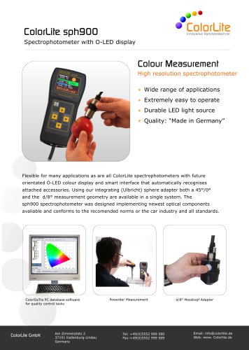 Spectrophometer