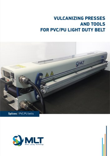 Vulcanizing presse for PC / PU light duty belt