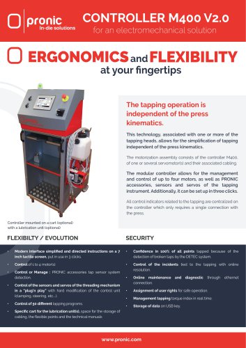 M400 v2 controller for servo-driven in-die tapping solution