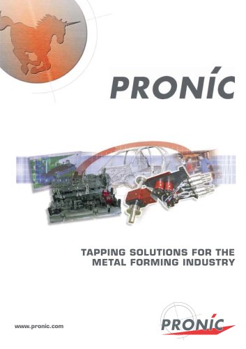 PRONIC TAPPING SOLUTIONS line of products