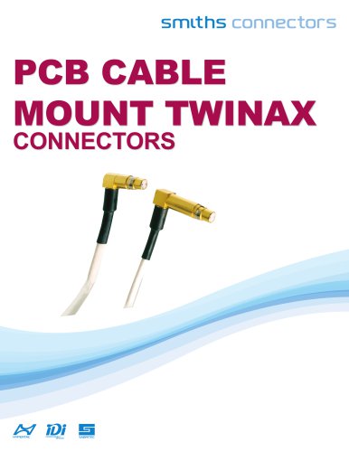 PCB Cable Mount Twinax Datasheet