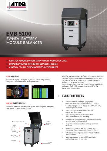 EVB5100 - Industrial EV/HEV Battery Module Balancer